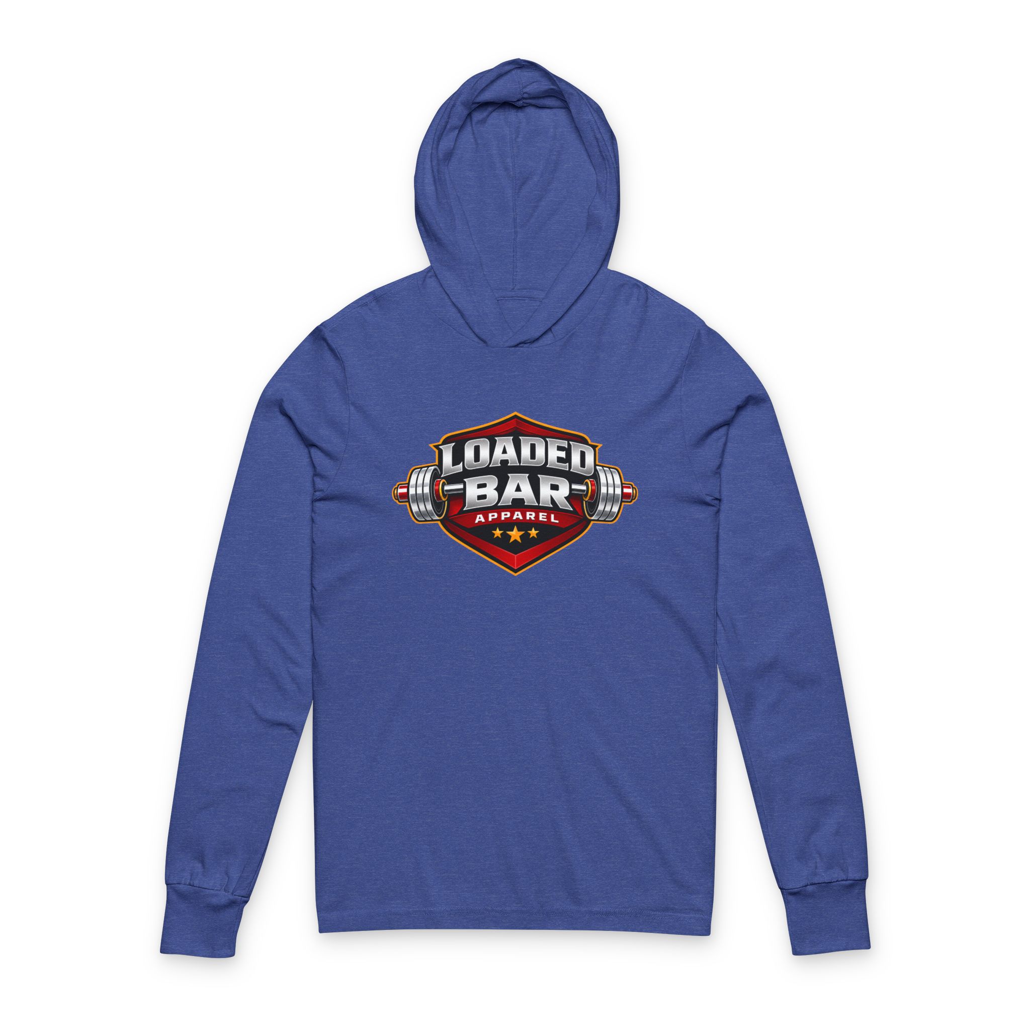 Loaded Bar Apparel Logo Hoodie Tee | Weightlifting Fitness Apparel - Image 9