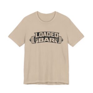 Loaded Bar barbell graphic Tee | Fitness weightlifting gym shirt