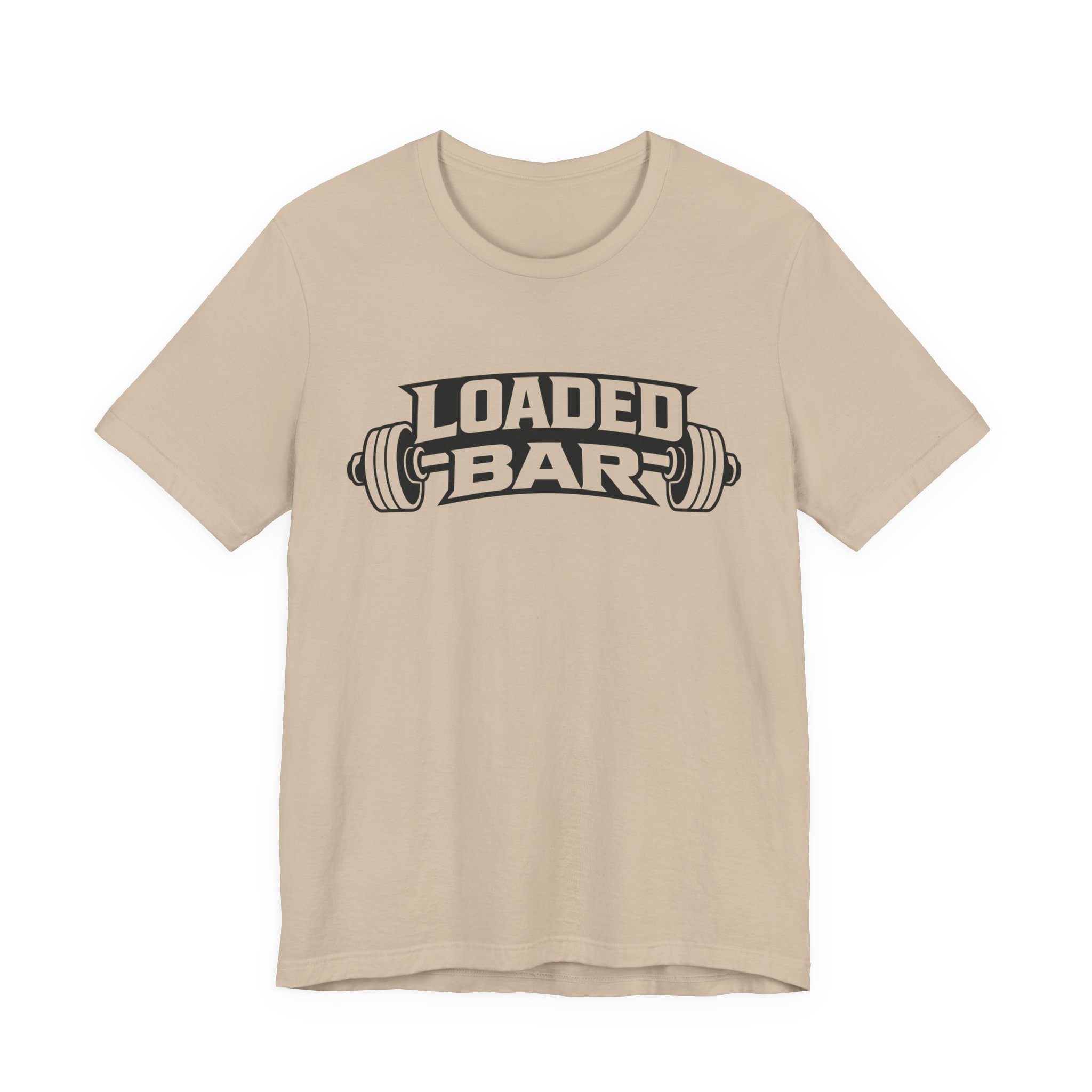 Loaded Bar barbell graphic Tee | Fitness weightlifting gym shirt - Image 5