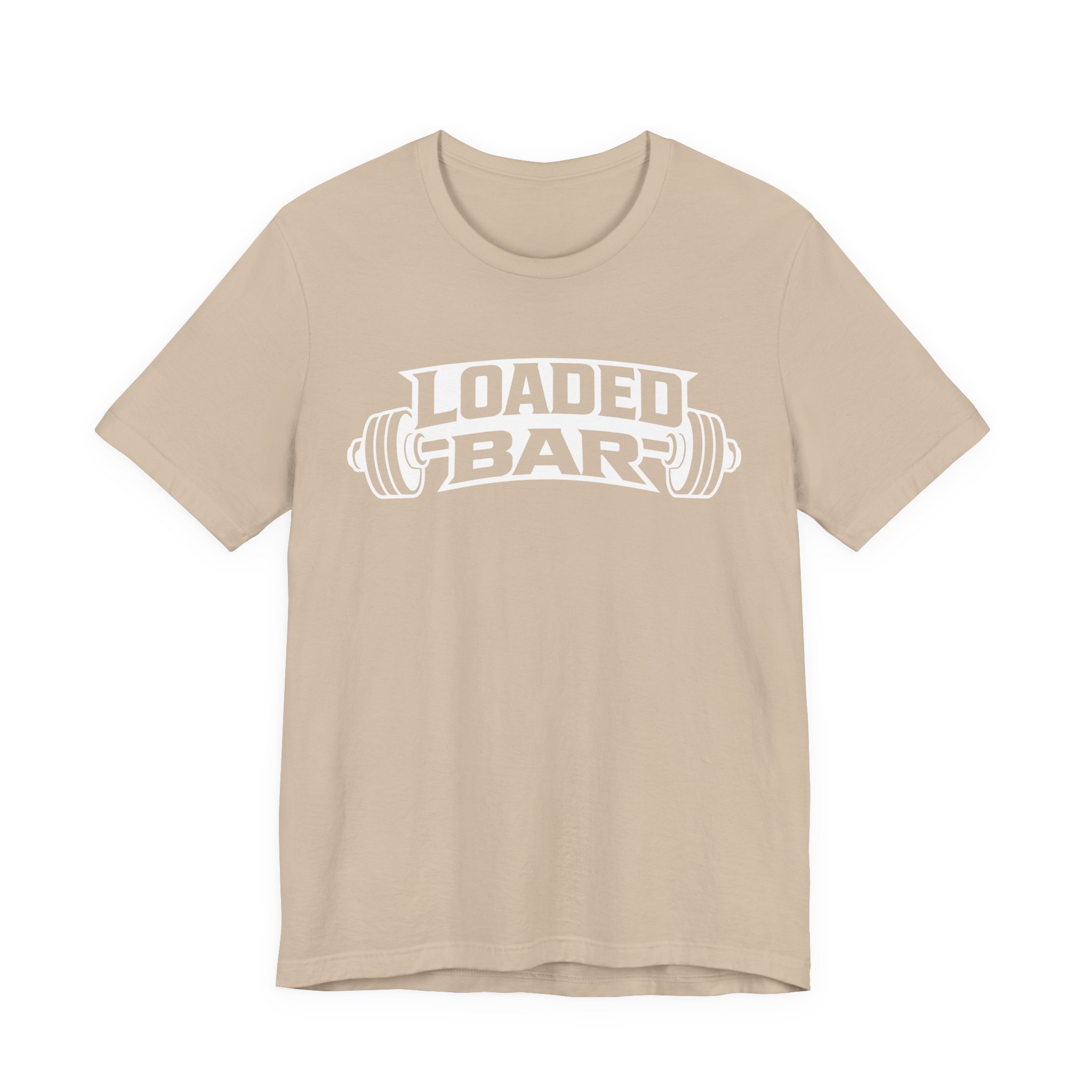 Loaded Bar barbell graphic Tee | Fitness weightlifting gym shirt - Image 7