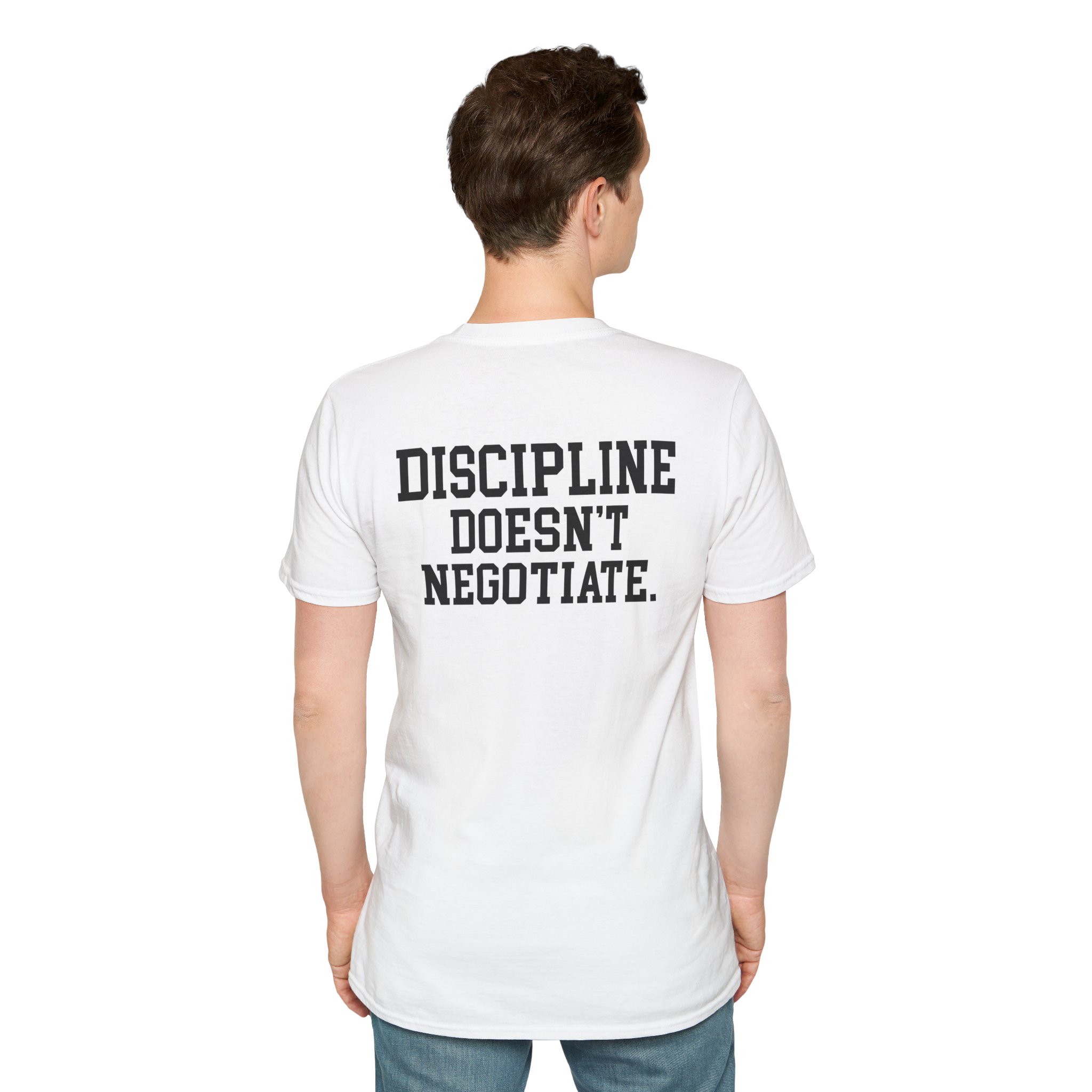 Outwork Your Excuses T-Shirt | Loaded Bar Fitness Tee - Image 2