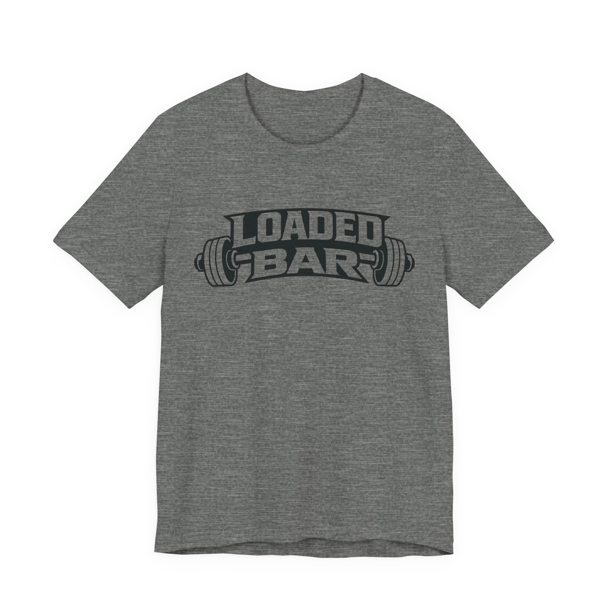 Loaded Bar barbell graphic Tee | Fitness weightlifting gym shirt
